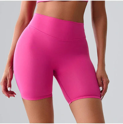 Women Sports Biker Shorts Women High Waist Yoga Shorts Cycling Shorts Push Up Fitness Leggings Tummy Control Yoga Slim Shorts