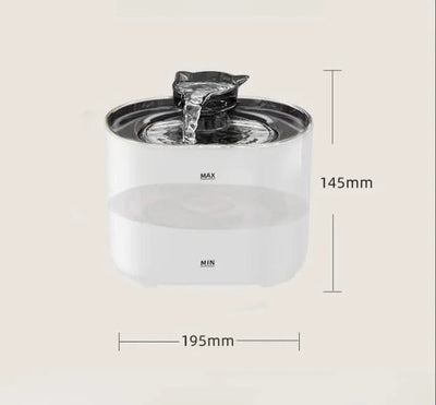 Pet water dispenser intelligent sensor cat water dispenser automatic circulation filtration water drinking  Australia Plug C004