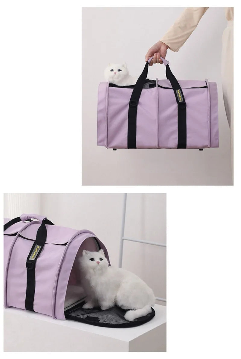 Pet Crossbody Bags Strong Bearing Capacity Breathable and Wear-resistant Cats Bag Carriers Large Space Portable Pet Products