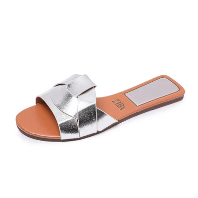 Designer Woman Flat Slippers 2025 Luxury Designer Sandals Casual Bottom Slippers Summer Women Sandals New Shoes for Women