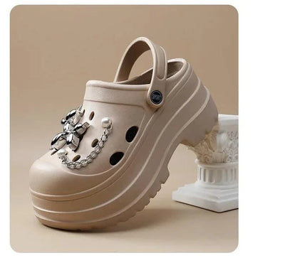 Clogs Clogs Women's Slippers Summer Home Sandals Non Slip Garden Shoes Fashion  Flat Shoes Orginal Outdoor Couples EVA Design