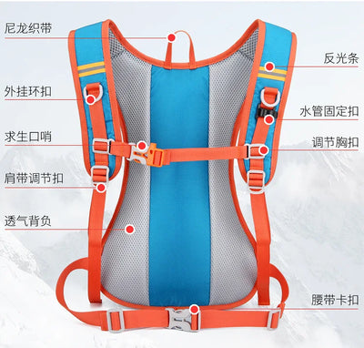 New Cycling Backpack Mountaineering Bag Cross-border Outdoor Waterproof Bicycle Hiking Backpack Wholesale