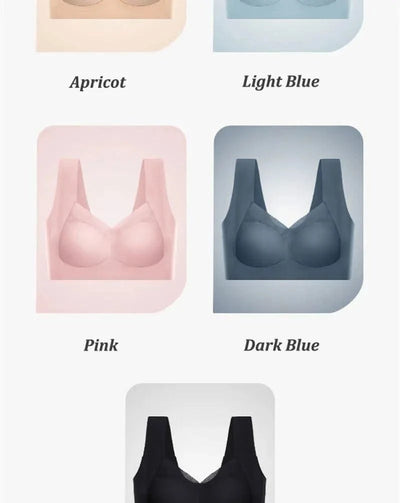 Women Sexy Bra Full Cup Brassiere Female U Back Underwear Lace Splicing Pespective Bralette V Neck Intimates Lingerie Large Size