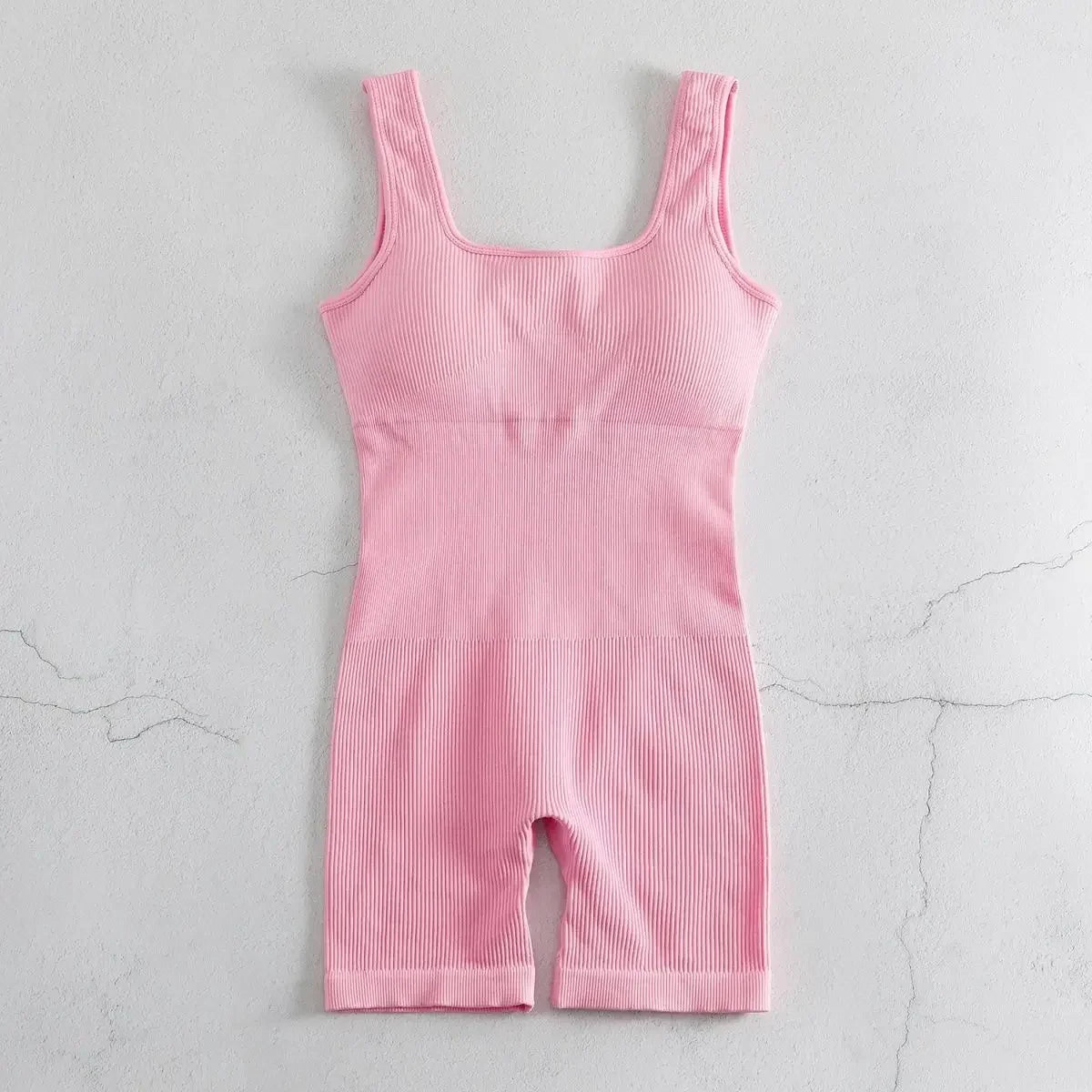 Women's Sleeveless Jumpsuit  Abdomen and Hips Women's Solid Color Sexy Tight-fitting Sports Yoga Jumpsuit  Fitness Clothes