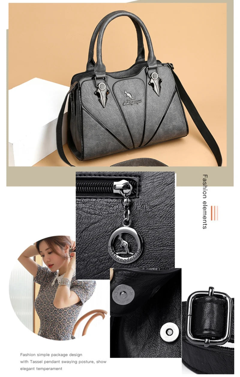 Luxury Handbags Women Bags Designer Brand Female Leather Crossbody Shoulder Bags For Women Sac a Main Ladies Hand Bags 2024 Sac