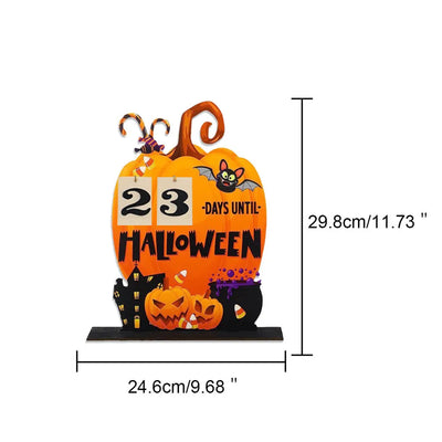 Creative Table Decoration & Accessories Home Decor Items Countdown Halloween Halloween House Pumpkin Shaped Countdown Calendar