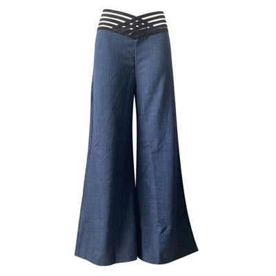 Activewear Women Flared Pants Elegant Office Lady Casual High Waist Trousers
