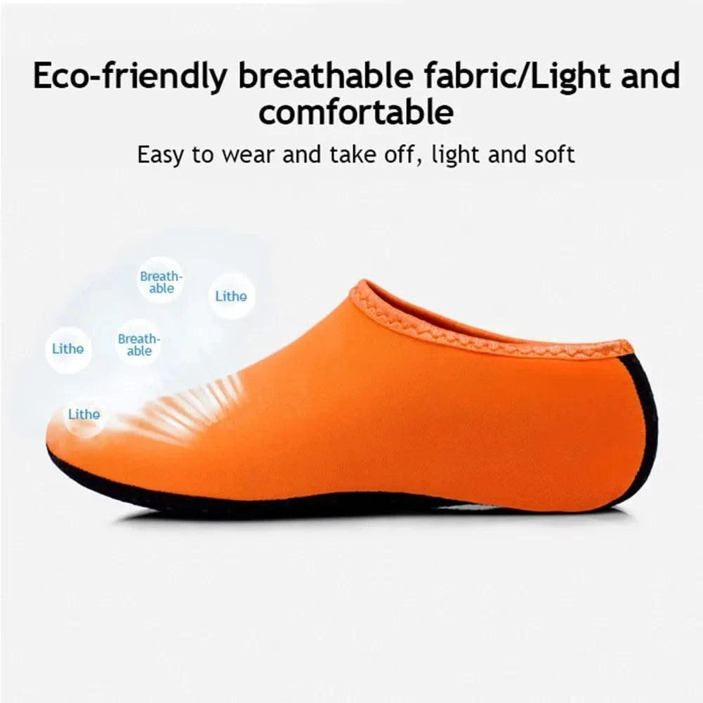 Unisex Water Shoes Swimming Diving Socks Summer Aqua Beach Sandal Flat Shoe Seaside Non-Slip Sneaker Socks Slipper for Women Men
