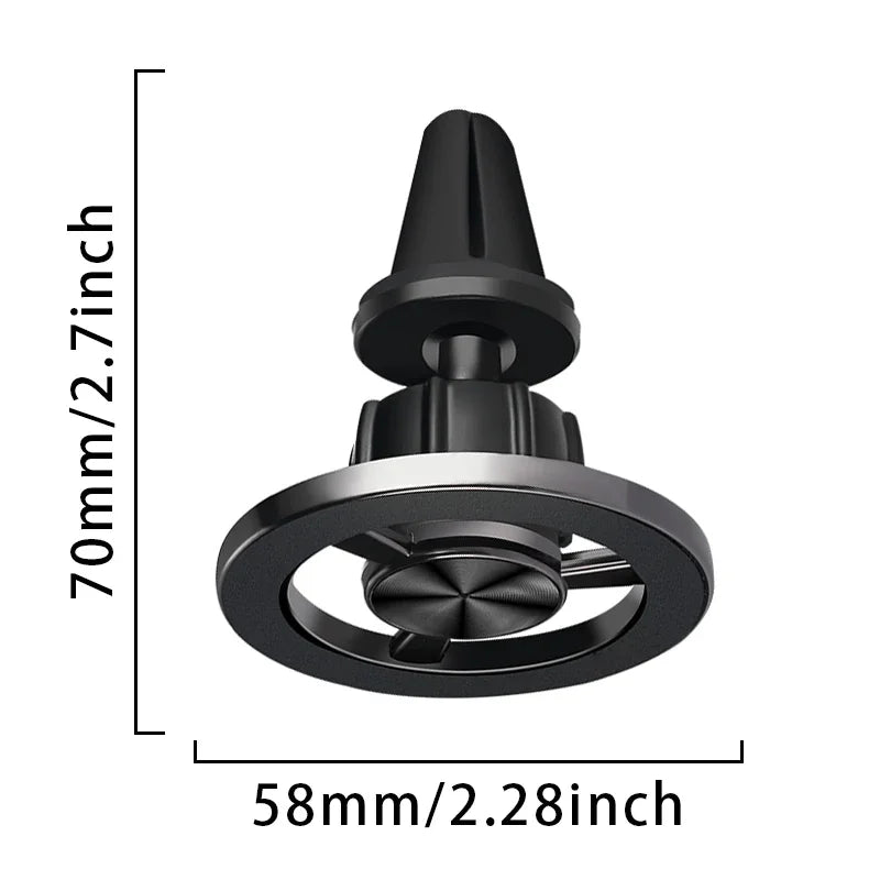 Magnetic Phone Holder Compatible With MagSafe Car Mount for iPhone 14 13 12 Car Air Vent Clip Cellphone Mount Phone Bracket