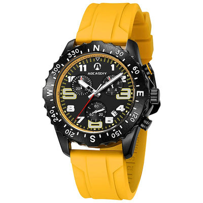 Men’s Watches Top Brand Big Sport Watch Luxury Men Quartz Wrist Watches Chronograph Male Clock Endurance Watch Wristwatches