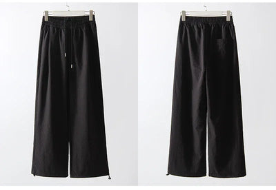 White Sweatpants For Women High Waist Loose Joggers Straight Trousers Female Black Spring Summer Casual Woman Long Pant Wide Leg