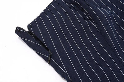 WhereMery Korean Women Fashion A-line Dress Y2K Sleeveless Slash-neck Pleated Stripe Dresses Spring Summer Elegant Slim Vestidos