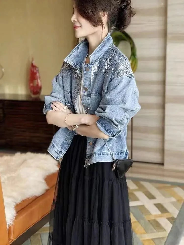 Denim Jacket For Women's Jackets For Women Denim Coats Women's Denim Jacket Jean Jacket For Womens Women Coat New In Outerwears