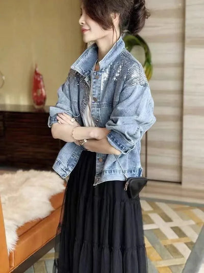 Denim Jacket For Women's Jackets For Women Denim Coats Women's Denim Jacket Jean Jacket For Womens Women Coat New In Outerwears
