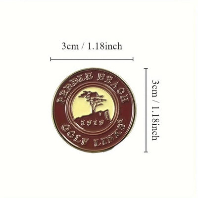 "Elegant Gift-Ready" Charming Magnetic Golf Hat Clip With Durable Metal Ball Marker - Ideal Gift For Women Golf Enthusiasts - Elanique
