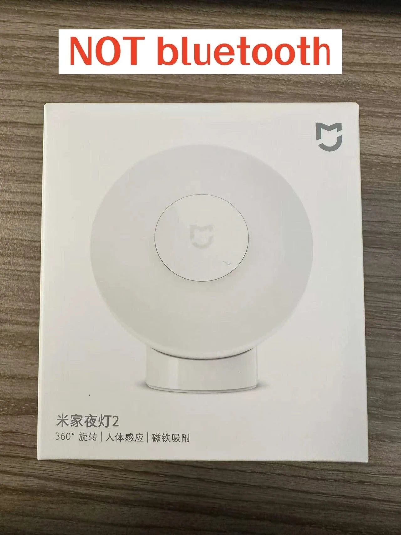 Xiaomi Mijia Night Light 2 360°Rotation Magnetic Human Infrared Light Dual Sensor Mini Wall Light 2800K Warm Yellow 2 Level Adju