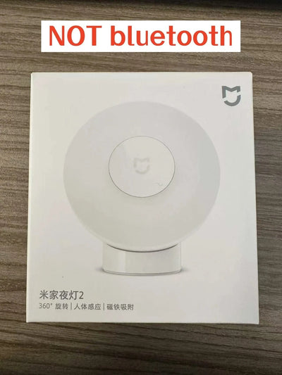 Xiaomi Mijia Night Light 2 360°Rotation Magnetic Human Infrared Light Dual Sensor Mini Wall Light 2800K Warm Yellow 2 Level Adju