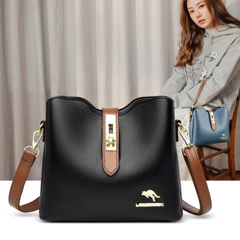 Genuine Brand Soft Leather Women’s Handbags High Quality Small Shoulder Bags Women Luxury bags Fashion Ladies Crossbody Bags Sac