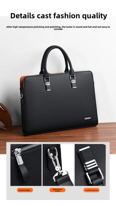 Men Business Briefcase for Husband Shoulder Bag MaLE Laptop Briefcases Bags Large Capacity Men's Handbag Bolso Grande Mujer