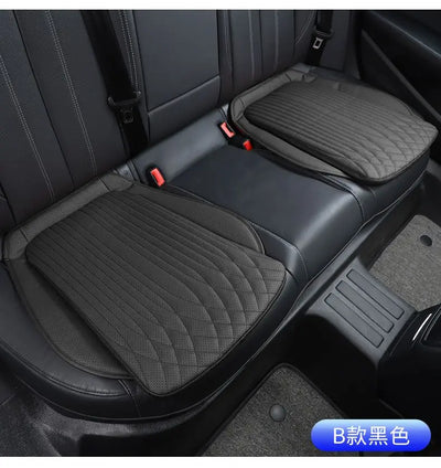 54cm Breathable Car Seat Cushion Luxury Leather Commercial Vehicle Non-slip Support Pad Universal High Rebound Sponge Seat Cover