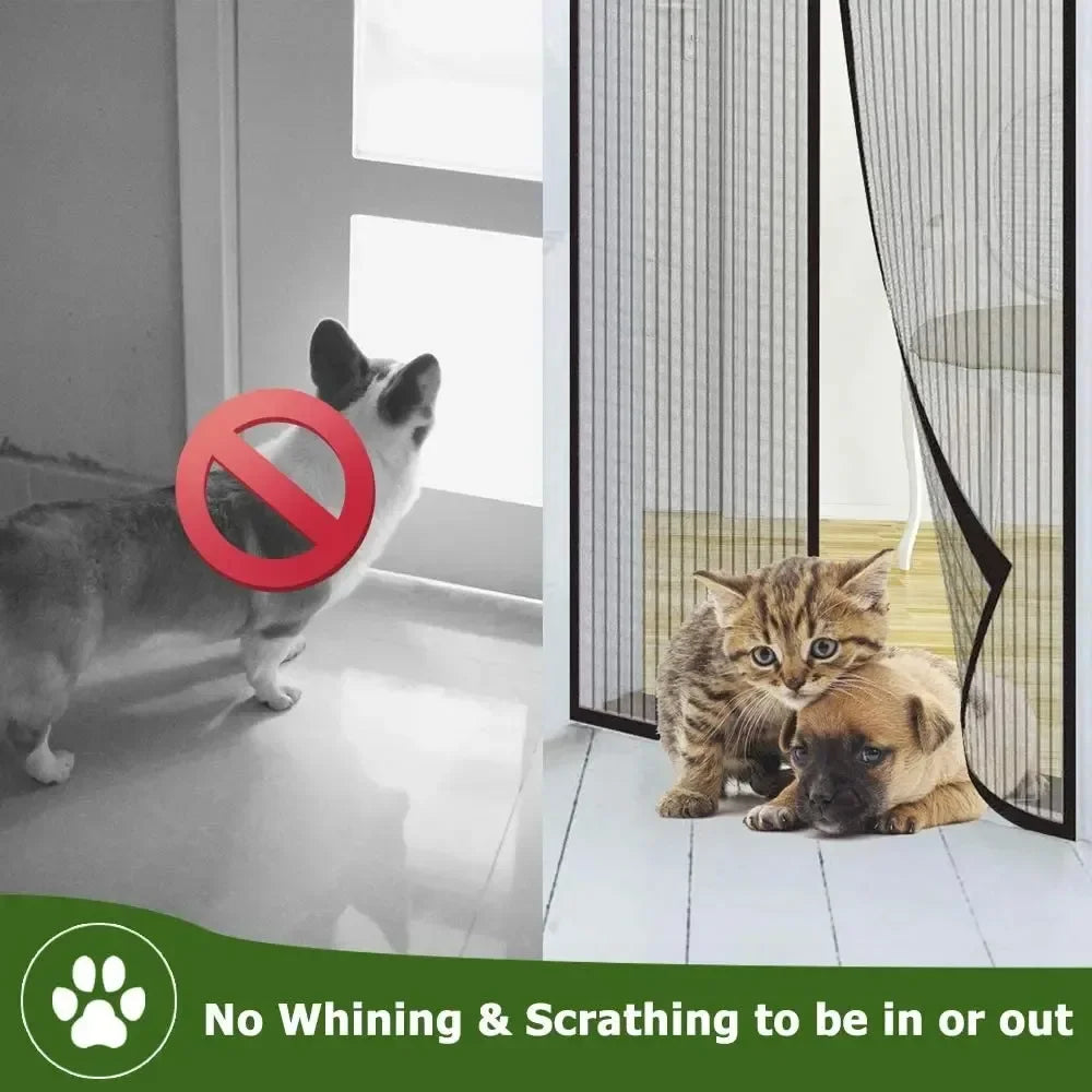 Magnetic Mosquito Net Door 80/90/100 Cms Window Curtains Automatic Closing Curtain Shades Screen Home Textile Garden