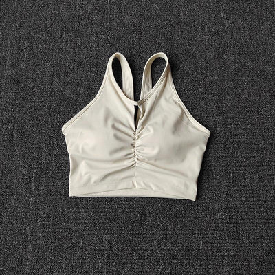 Sports Underwear for Women High-intensity Integrated Cup Shockproof Bra Running Training Suit Fitness Yoga Vest Wear Outside