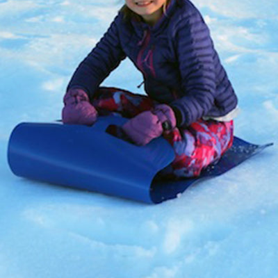 Portable Foldable Snowboards with Handles Pad Winter Snow Sled Skiing Board for Children Adult Sledge Snow Ski Snowboard Gift