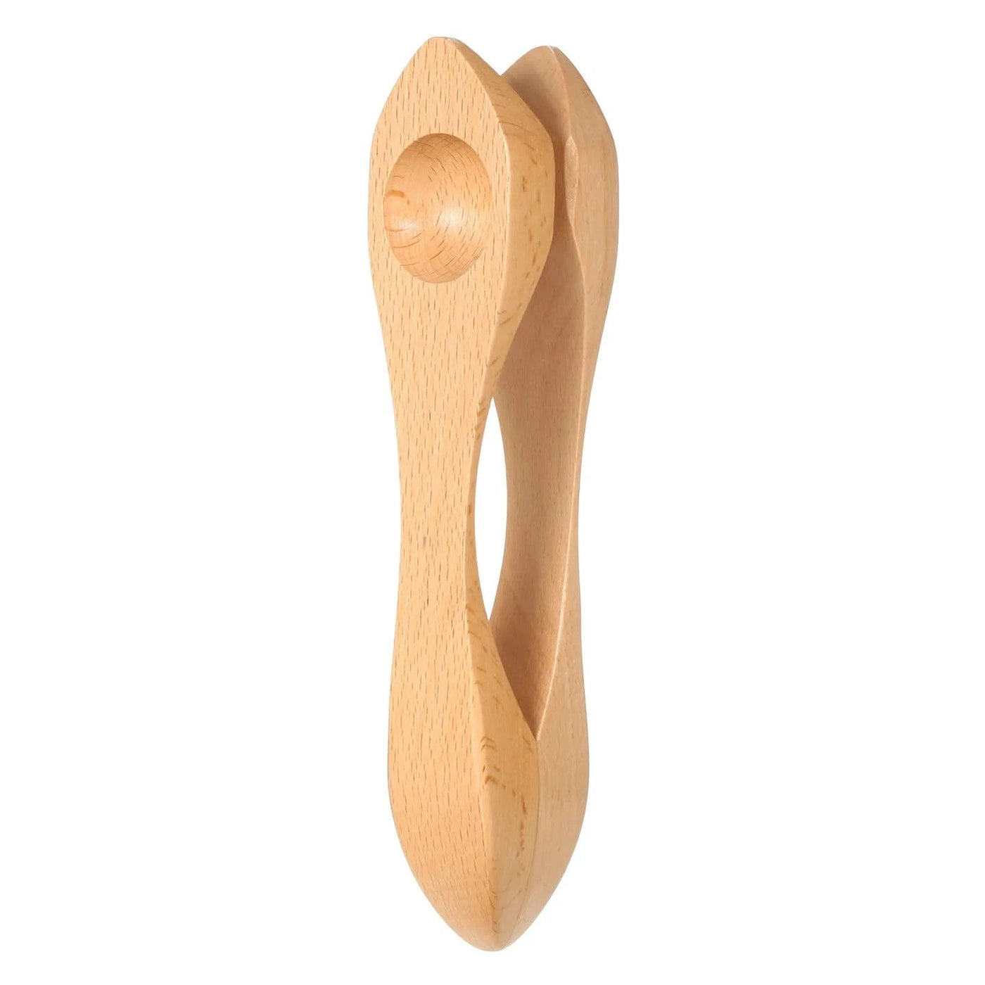 Wooden Musical Spoon Folk Percussion Instrument Natural Wood Folk Sound Traditional Percussion Spoons Great Gift for Adults Chil