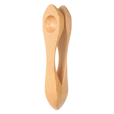 Wooden Musical Spoon Folk Percussion Instrument Natural Wood Folk Sound Traditional Percussion Spoons Great Gift for Adults Chil