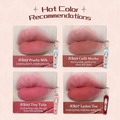 Flower Knows Strawberry Lipstick  Collection Lip Cream Beauty Lip Gloss Lipstick 3.5g