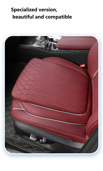 54cm Breathable Car Seat Cushion Luxury Leather Commercial Vehicle Non-slip Support Pad Universal High Rebound Sponge Seat Cover