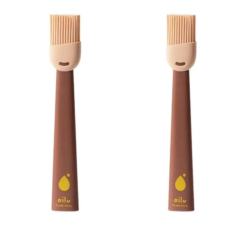 2PCS Silicone Oil Brushes Heat Resistant Oil Brush Barbecue BBQ Tool Kitchen Gadgets Kitchen Accessories Home Items Outdoor