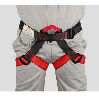 Professional Outdoor Harness Rock Climbing Half-Body Harnesses Waist Support Safety Belt Aerial Survival Mountain Tools