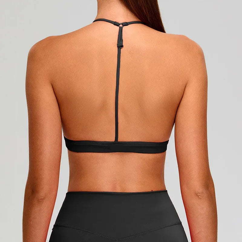 Sports Bra for Women Fitness Top Push Up Sport Bra Backless Yoga Underwear Sport Tops Running Vest Breathable Workout Gym Wear