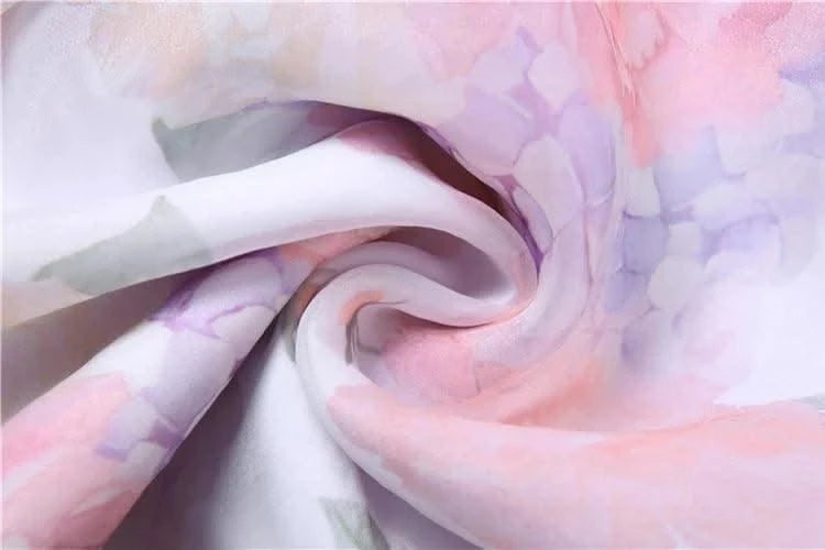 Elegant Floral Short Dress Summer Holiday Outfits Women Layered Party Dresses Sexy Halter Bow Lace-up Ruffled Hem Puffy Dress