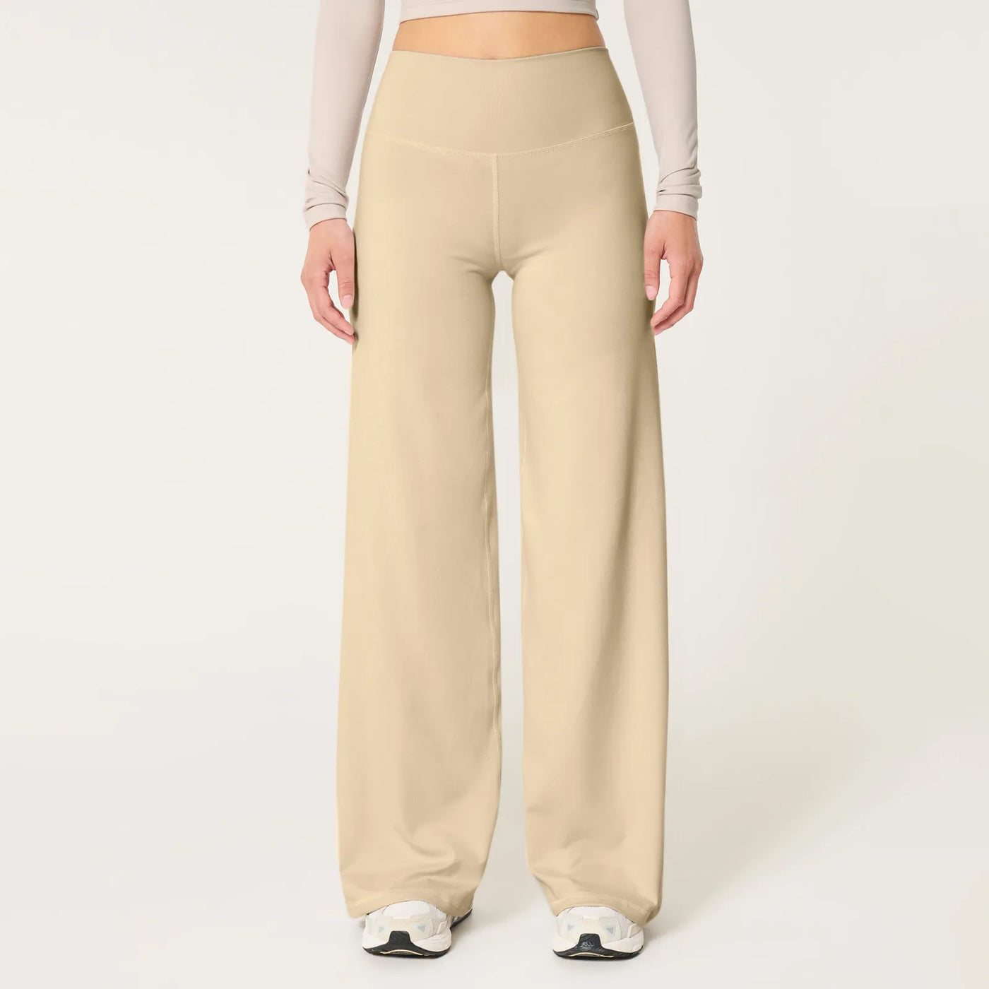 Wide Leg Pants For Women Yoga Pants High Waist Sweatpants With Pockets Stretch Pants Comfy Workout Sports Sweatpants Leggings