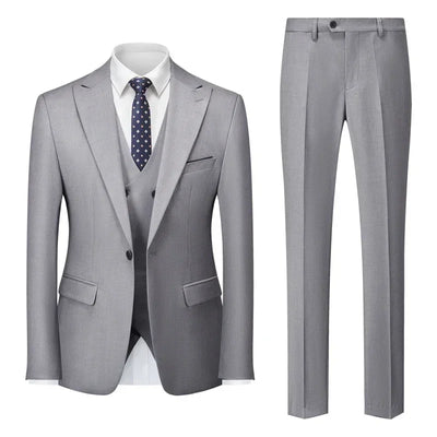 Italian Business Gentleman Slim Suit, Groom Wedding Blazers, Men's Blazers, Italian Costume, Sizes M to 5XL
