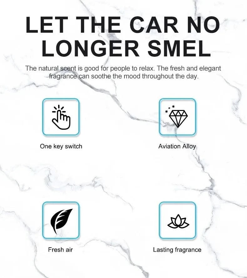 Luxury Car Fragrance Air Freshener Scent Diffuser Scent Essential Oils Diffuse Lasting Perfume Diffuser Car Interior Accessories