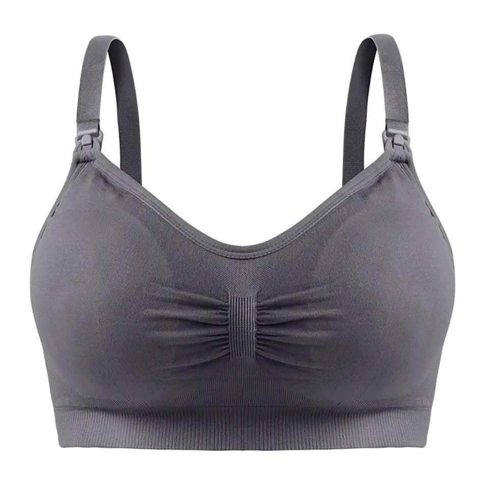 Maternity Bras Double Layer Seamless Bra Pregnancy Clothes Prevent Sagging Breastfeeding Women's Breathable lactancia Bra
