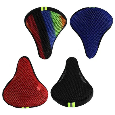 Accessories Honeycomb Design Breathable Saddles Bike Cushion Cover 3D Soft Cycling Cushion Bike Seat Cover Bicycle Saddle Cover