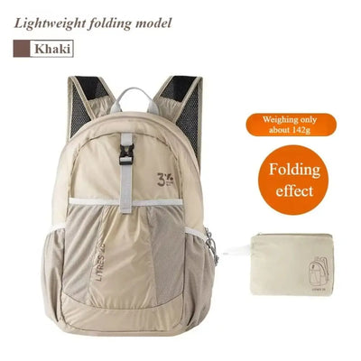 Adjustable Straps Foldable Backpack Mountaineering Bag Waterproof Hiking Daypack Small Bag Compact Ultralight Backpack Men Women