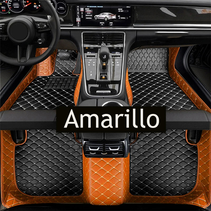 Car Floor Mats For Citroen DS5 DS 5 2011~2018 Durable Anti Dirty Pad Rugs Luxury Leather Mat Carpets Car Accessories