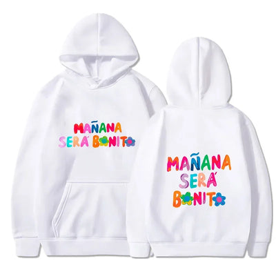 Men's Hoodies Manana Sera Bonito Bichota Karol G Women Sleeve Print Women Graphic Hooded Sweatshirt O Neck Trendy Clothes