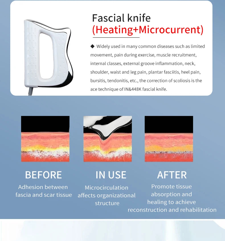 INDIBA Spain Technology Face Care Devices 448K Tecar Cavitation Body Care RET CET RF Slim Machine for Loss Health Beauty