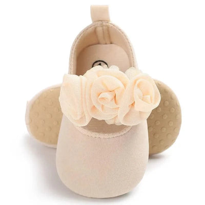Children's Soft-Soled Flat Shoes With Design | Baby Shoes For All Seasons 0-1 Year Old |Girls Princess Shoes | First Walkers
