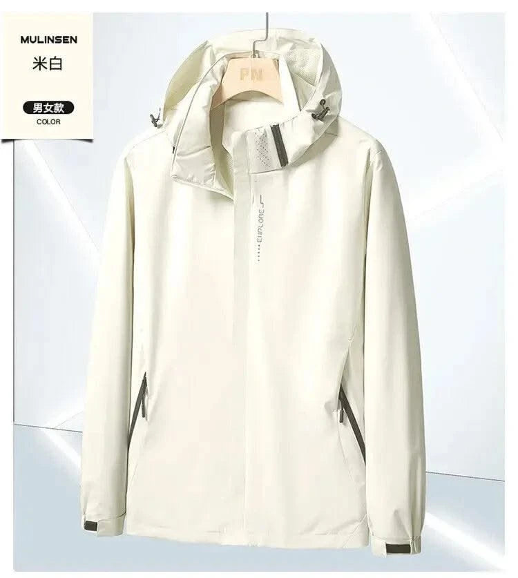 Waterproof Windbreaker Jackets For Women Men Camping Climbing Outdoor Hiking Coats Spring Autumn Unisex Outerwear