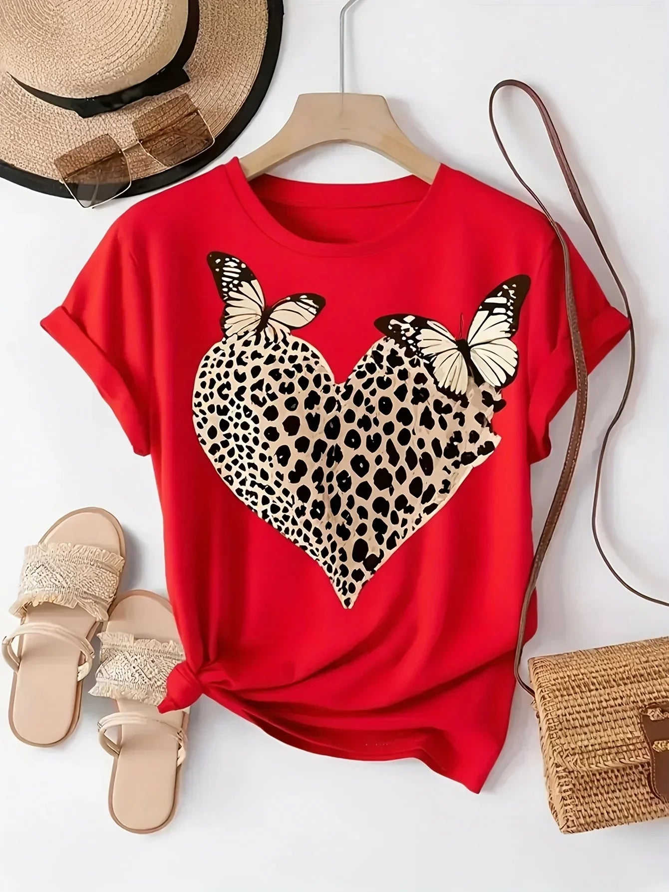 Women'S T-Shirts T-Shirts Women Comfortable And Relaxed Clothes Round Neck Suitable for All Seasons Elegant And Casual Tops