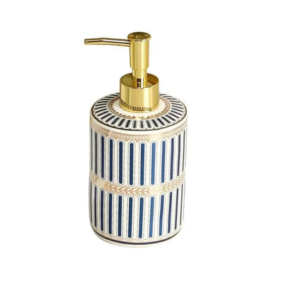 Luxury Ceramic Soap Dispenser Colorful Painted Lightweight Soap Pump Bottle Refillable Empty Liquid Lotion Dispenser Home