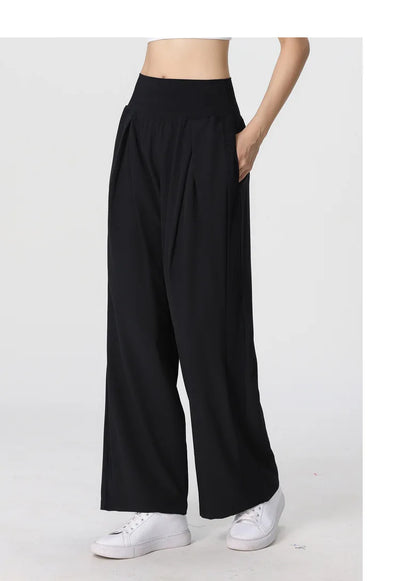 Women Wide Leg Pants Loose Fitness Yoga Pants 2024