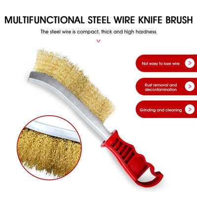 Grill Cleaner BBQ Grill Barbecue Kit Cleaning Brush Steel Wire Brush Cleaning Tools Grills Picnics Barbecue Tools Kitchen Gadget